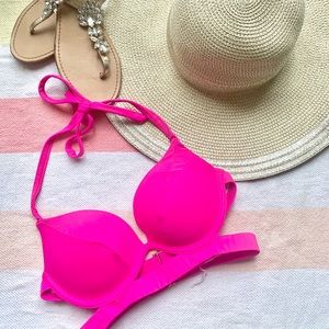 Victoria’s Secret Push-Up Halter Bikini Swim Top